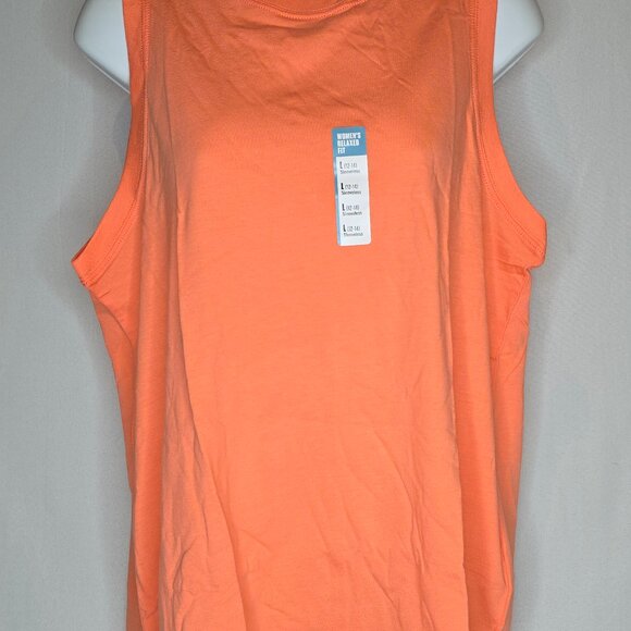 Carhartt Relaxed Fit Lightweight Tank in Fresh Salmon, Women's Size L, NWT - Picture 2 of 7